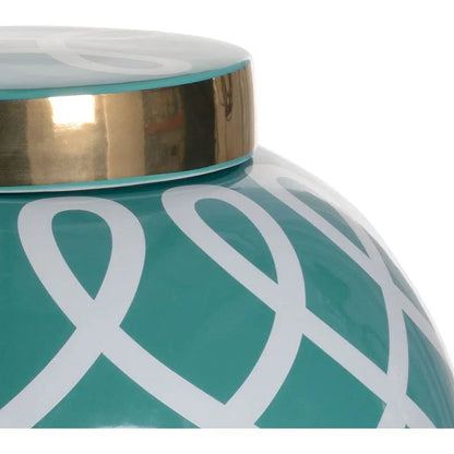 Sarah Ginger Gold Patterned Jar -- view 10