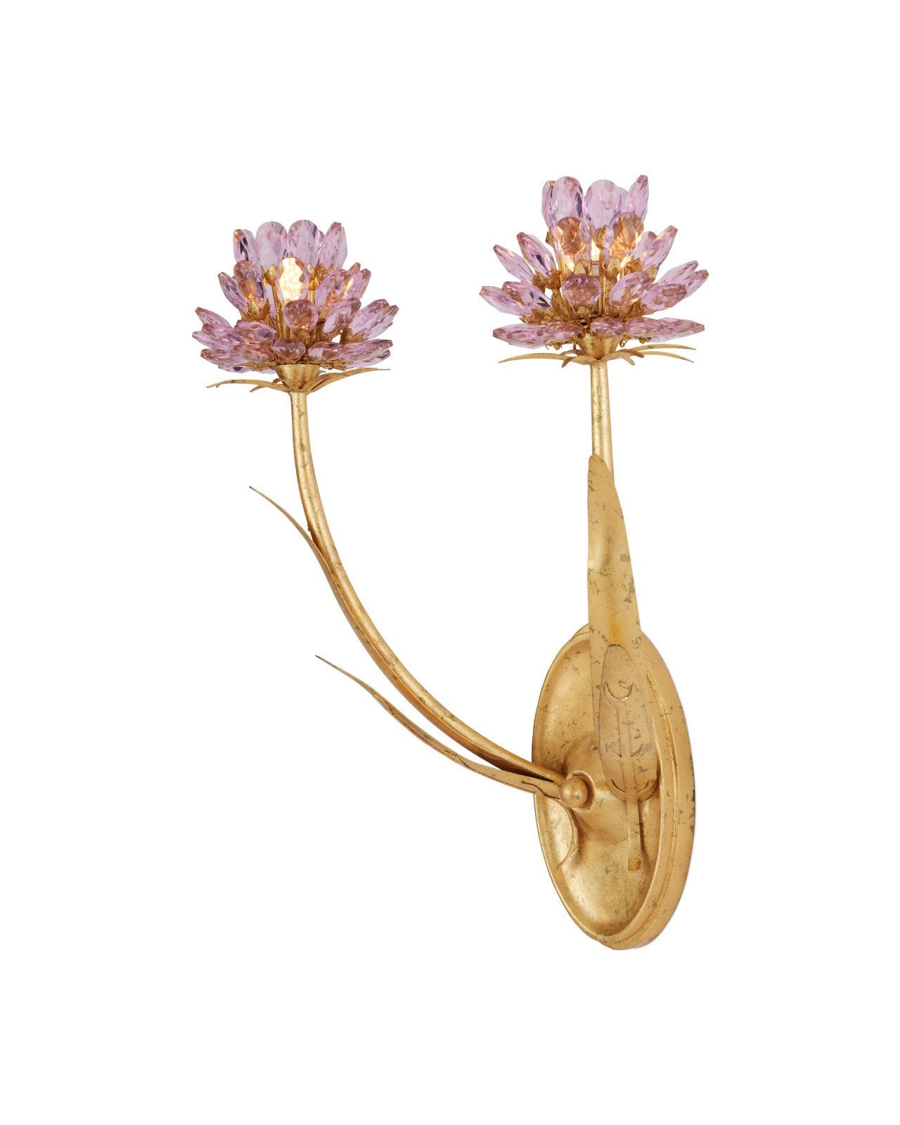 Marilee Double-Light Pink Wall Sconce