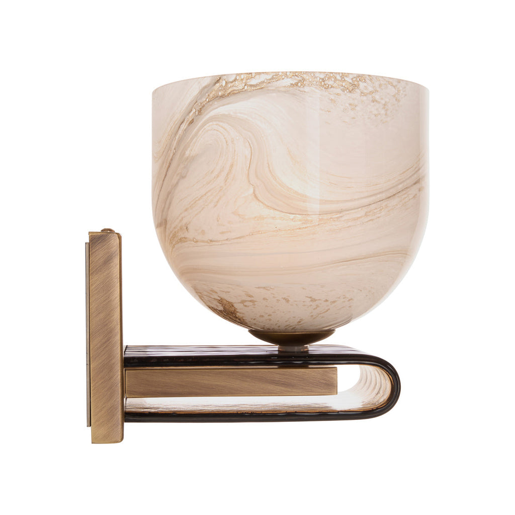 Donata Mouth Blown Glass Wall Sconce