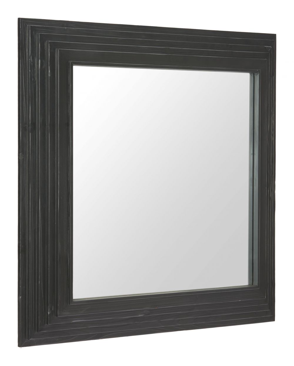 Kare Wood Frame Wall Mirror -- view 3