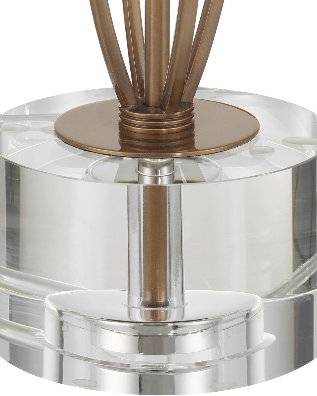 Mizner Optic Crystal Base Table Lamp
