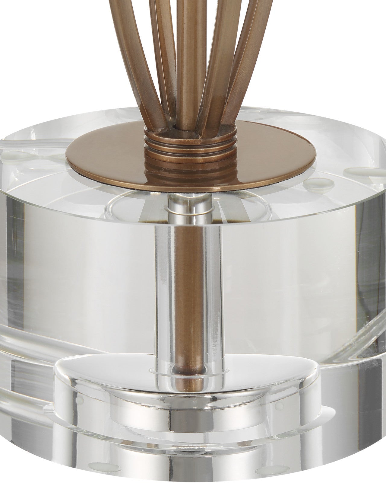 Mizner Optic Crystal Base Table Lamp