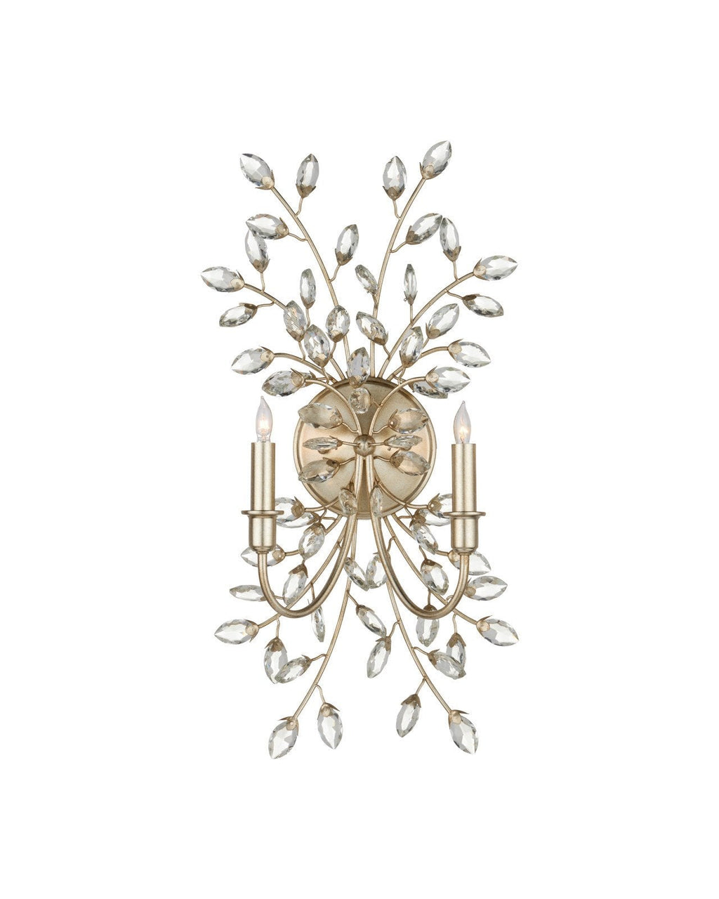 Forget-Me-Not Metal Wall Sconce