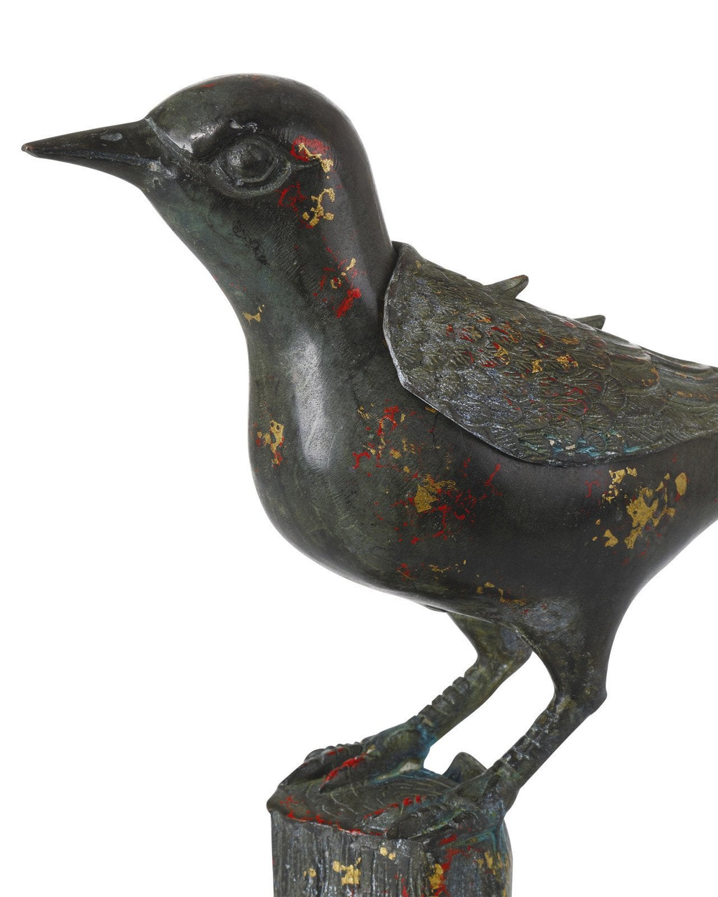 Han Dynasty Black Bird Decorative Sculpture