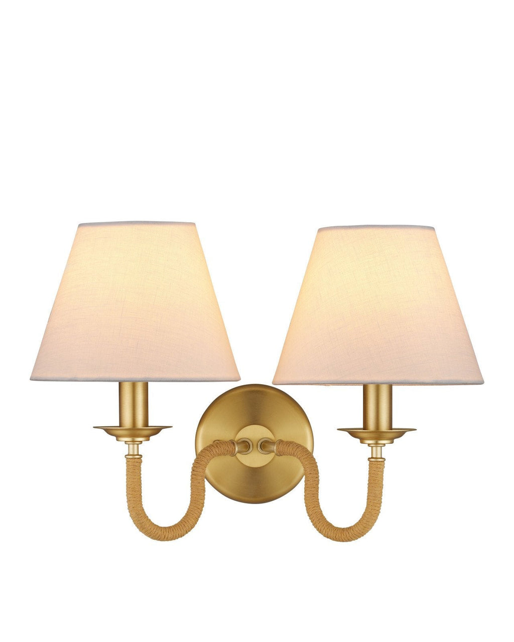 Adala Metalic Gold Wall Sconce