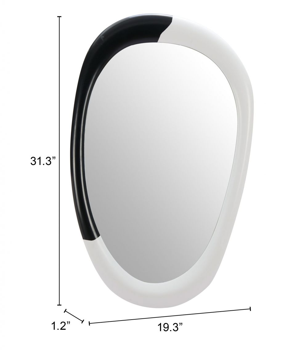 Muna Wood Frame Wall Mirror -- view 4