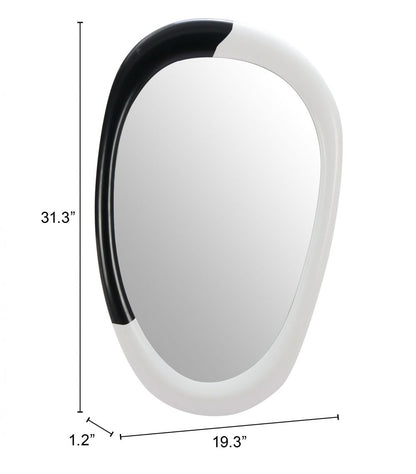Muna Wood Frame Wall Mirror -- view 4