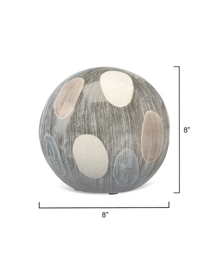 Multicolor Sphere Ceramic Decorative Object