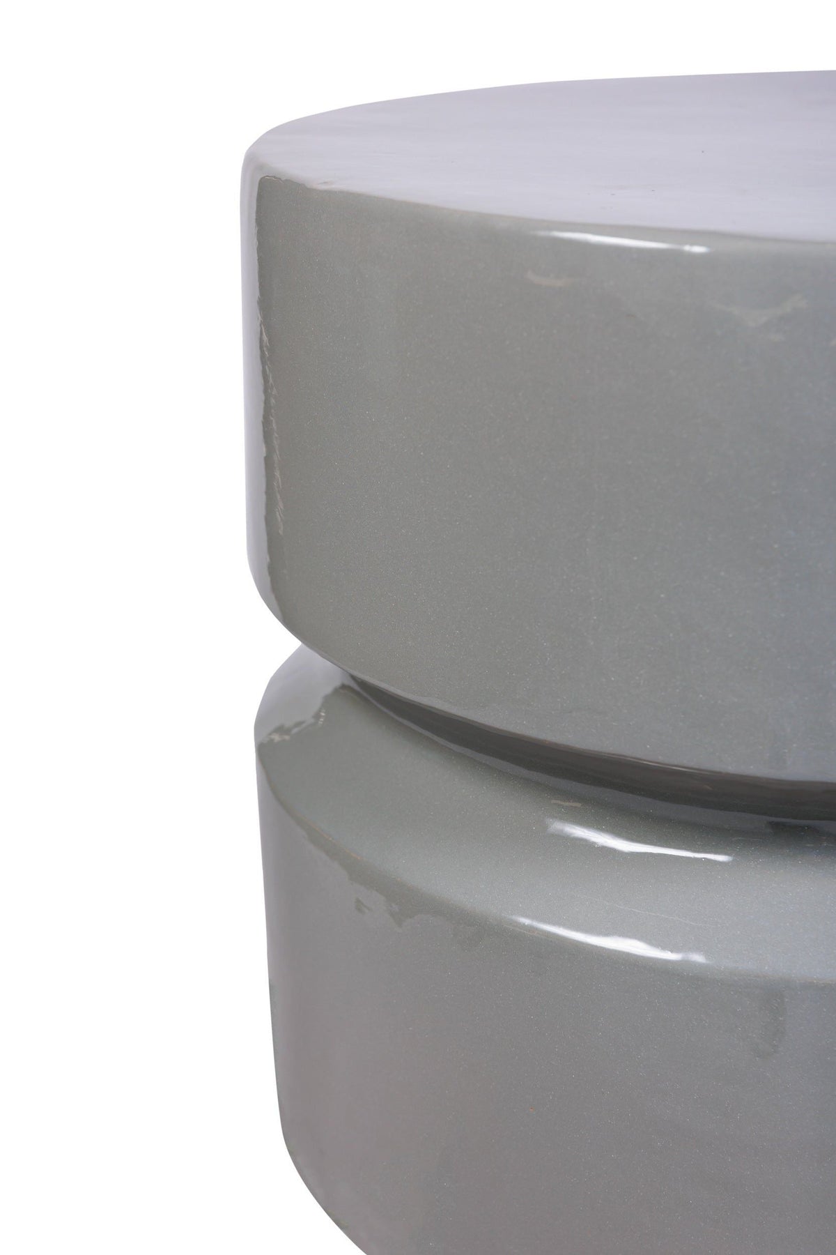 Balance Glazed Ceramic Patio Stool -- view 26