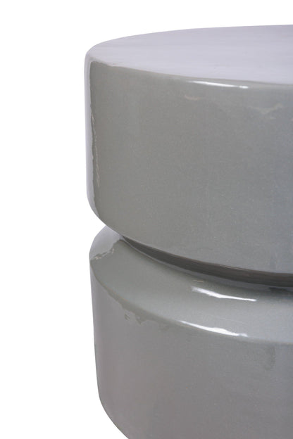 Balance Glazed Ceramic Patio Stool -- view 26