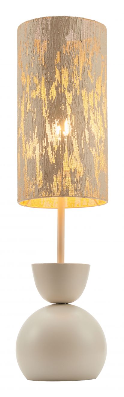 Gochi Steel White Table Lamp -- view 3