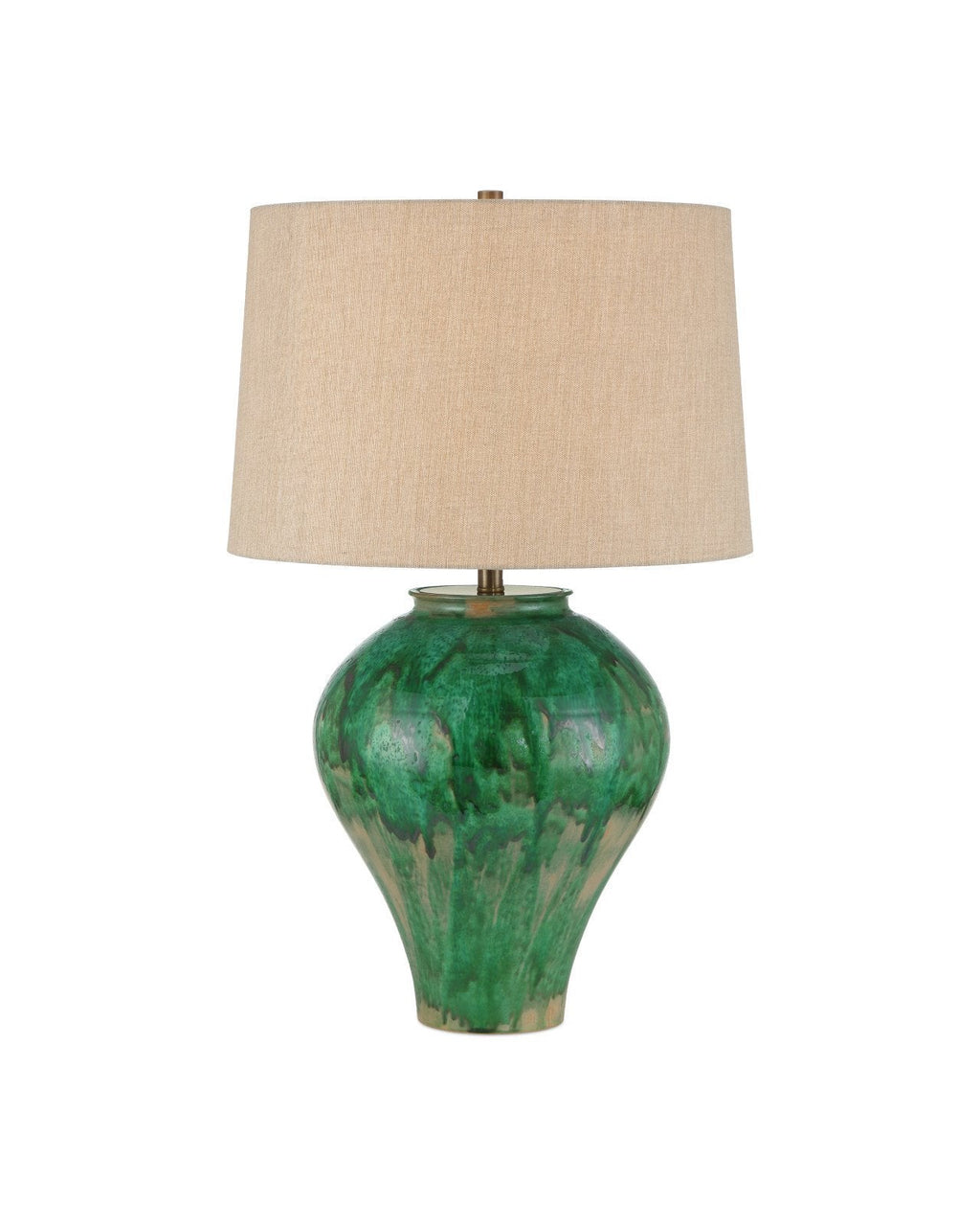 Blarney Green Porcelain Table Lamp
