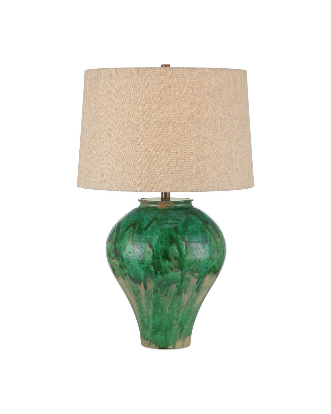 Blarney Green Porcelain Table Lamp
