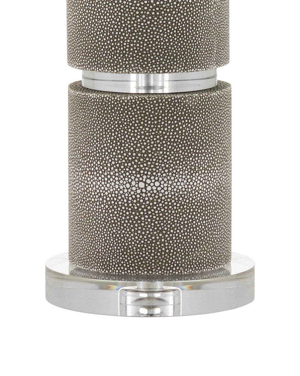 Lofitt Grey Faux Shagreen Table Lamp