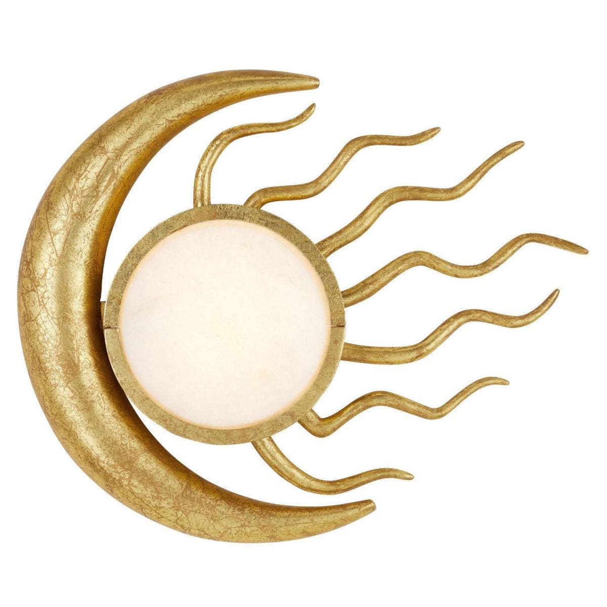 Tona Metalic Gold Wall Sconce