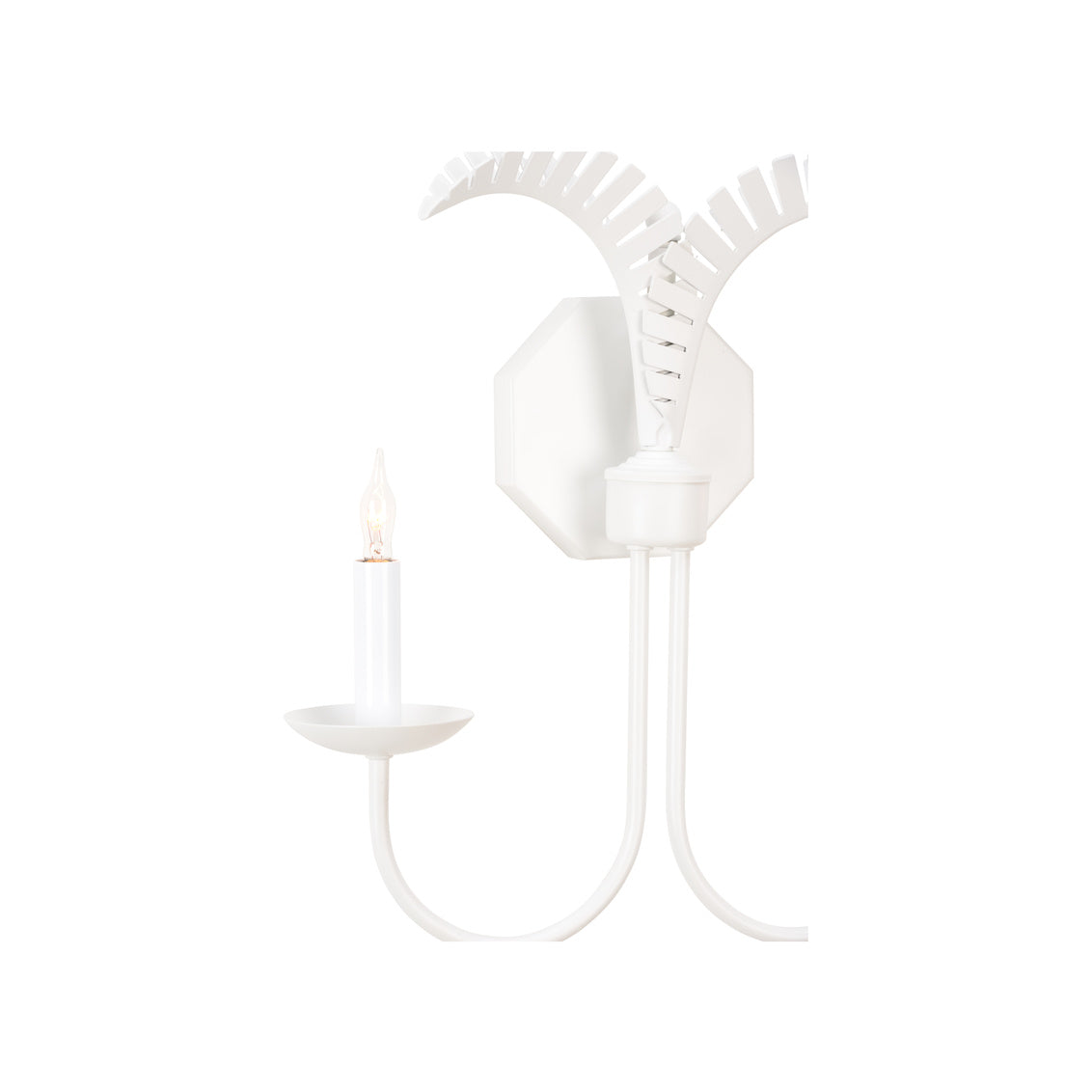 Petite Palm Metal Wall Sconce