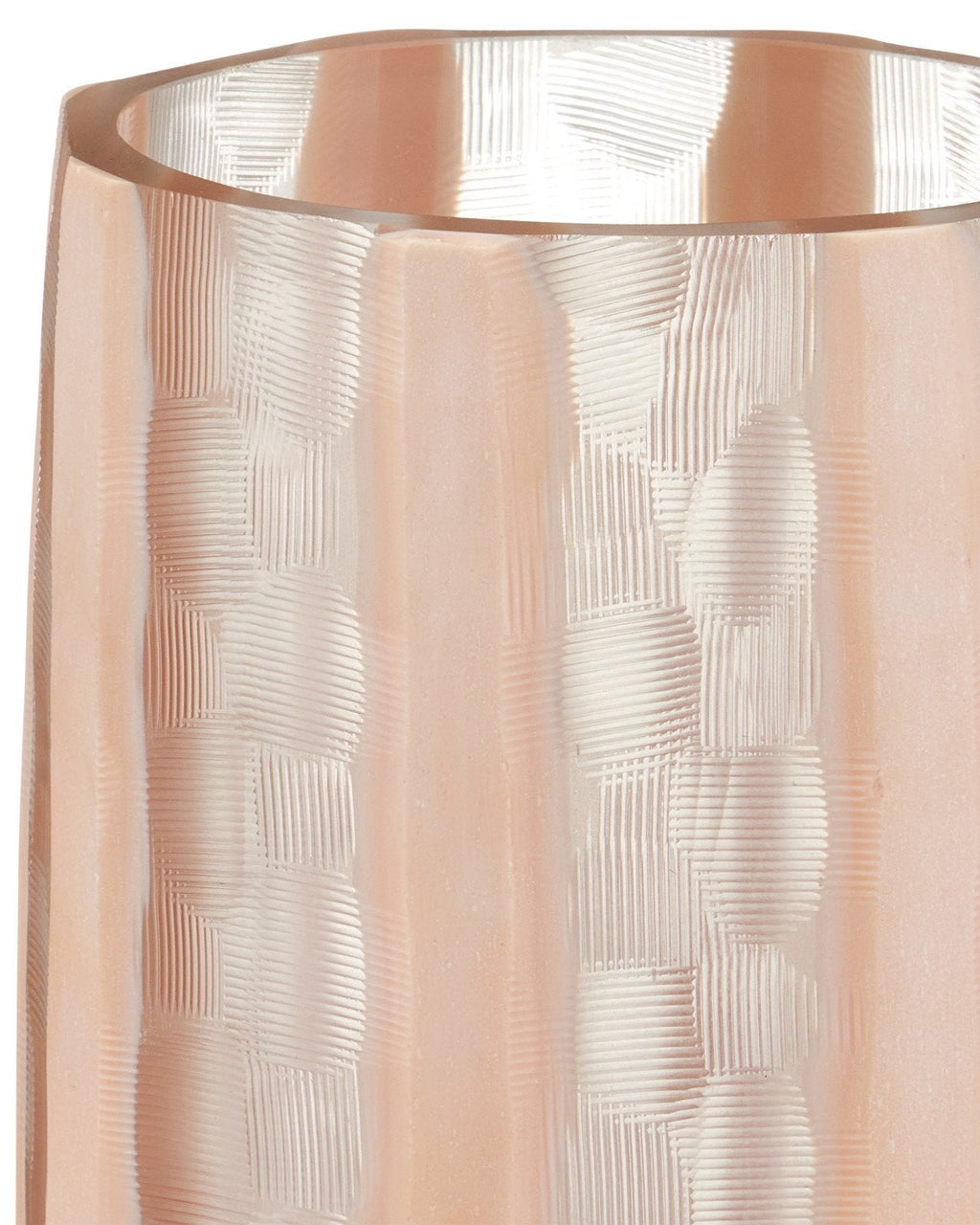 Merletto Pink Glass Vase (Set of 3)