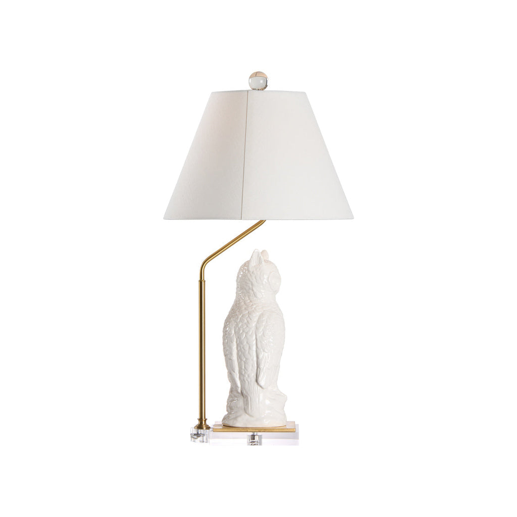 Hoot Ceramic Owl Table Lamp