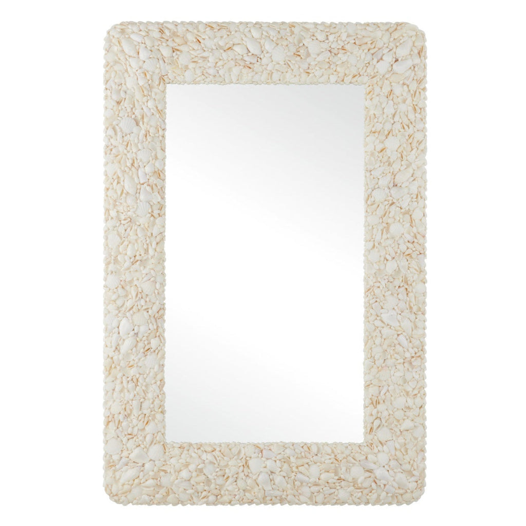 Turbinella Shells Frame Rectangular Wall Mirror