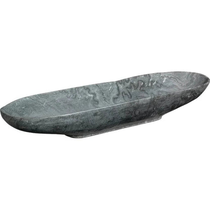 Long Oval Handmade Marble Bowl -- view 8