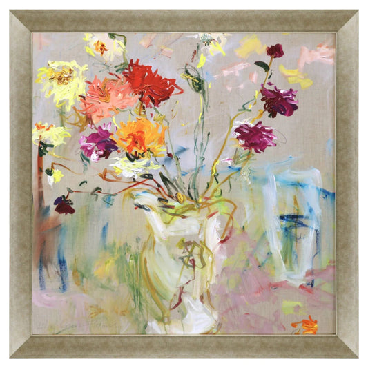 A Jug of Dahlias Multi Canvas Art