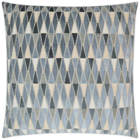 Abrash Atlantic Slate Blue Large Throw Pillow Insert - LOOMLAN - D.V. Kap - Throw Pillows