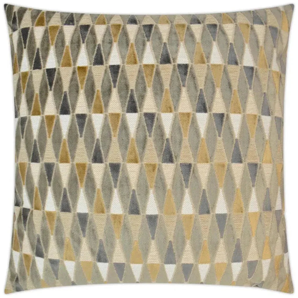 Abrash Mustard Yellow Throw Pillow Insert - LOOMLAN - D.V. Kap - Throw Pillows