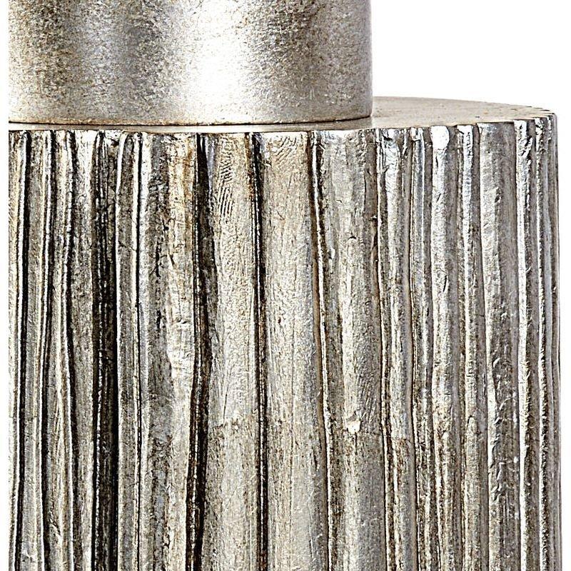 Adagio Antique Silver Leaf Finish Table Lamp - LOOMLAN - Wildwood - Table Lamps