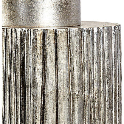 Adagio Antique Silver Leaf Finish Table Lamp - LOOMLAN - Wildwood - Table Lamps