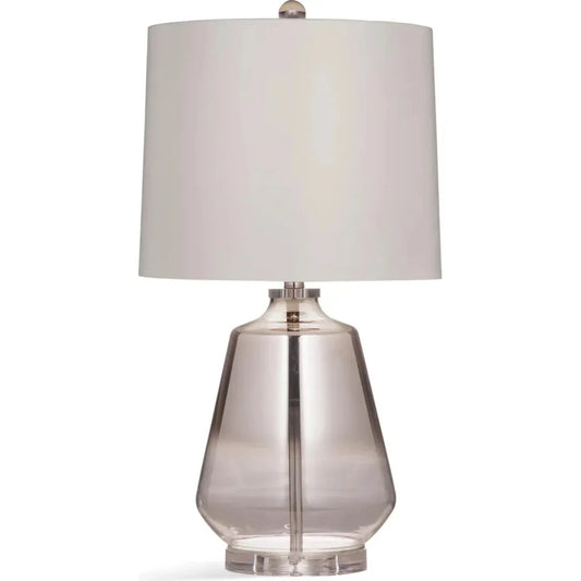 Adara Glass Silver Table Lamp - LOOMLAN - Bassett Mirror - Table Lamps