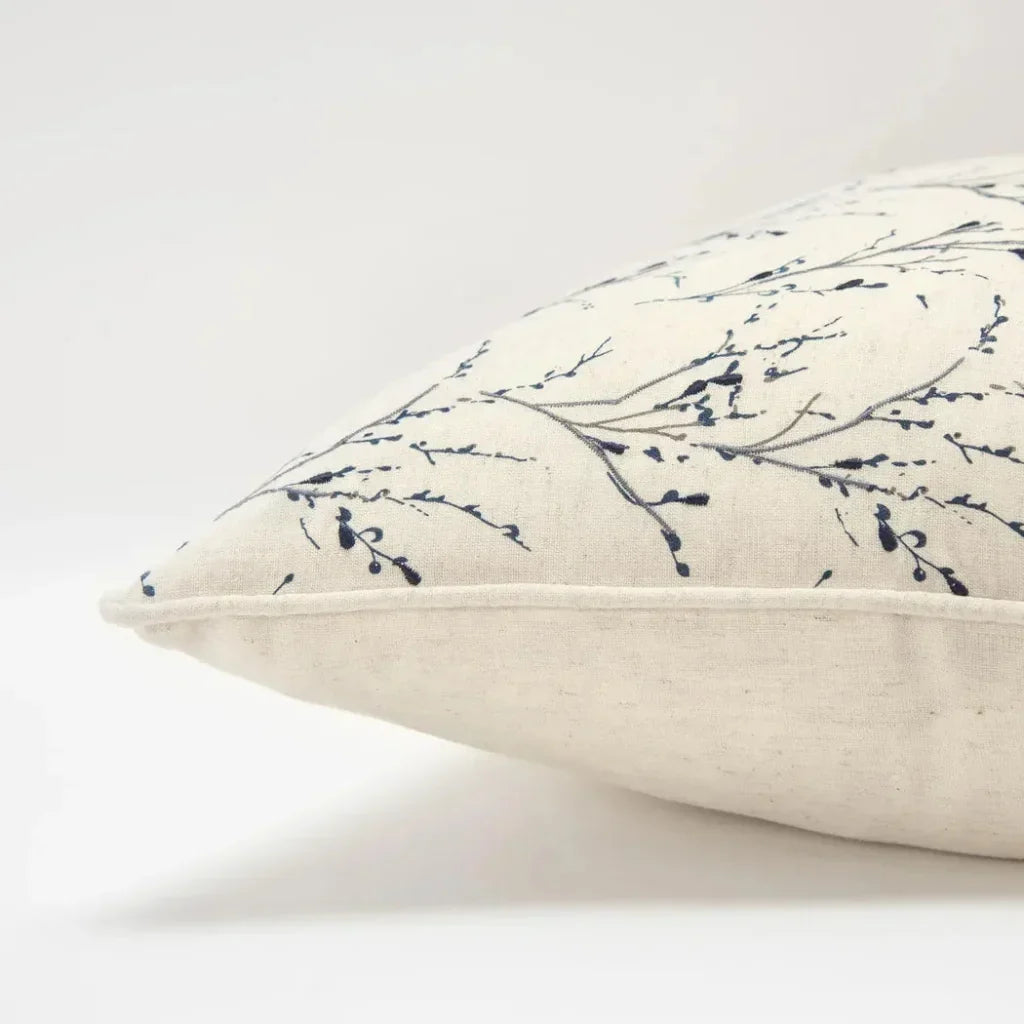 Ady Floral Throw Pillow With Down Insert - LOOMLAN - LOOMLAN - Throw Pillows