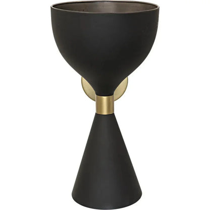 Aegeon Black Steel Sconce - LOOMLAN - Noir - Wall Sconces