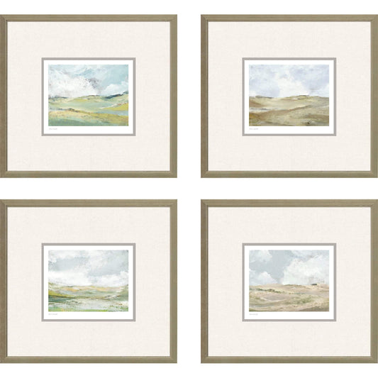 Afternoon Wood Framed Wall Art 4PC