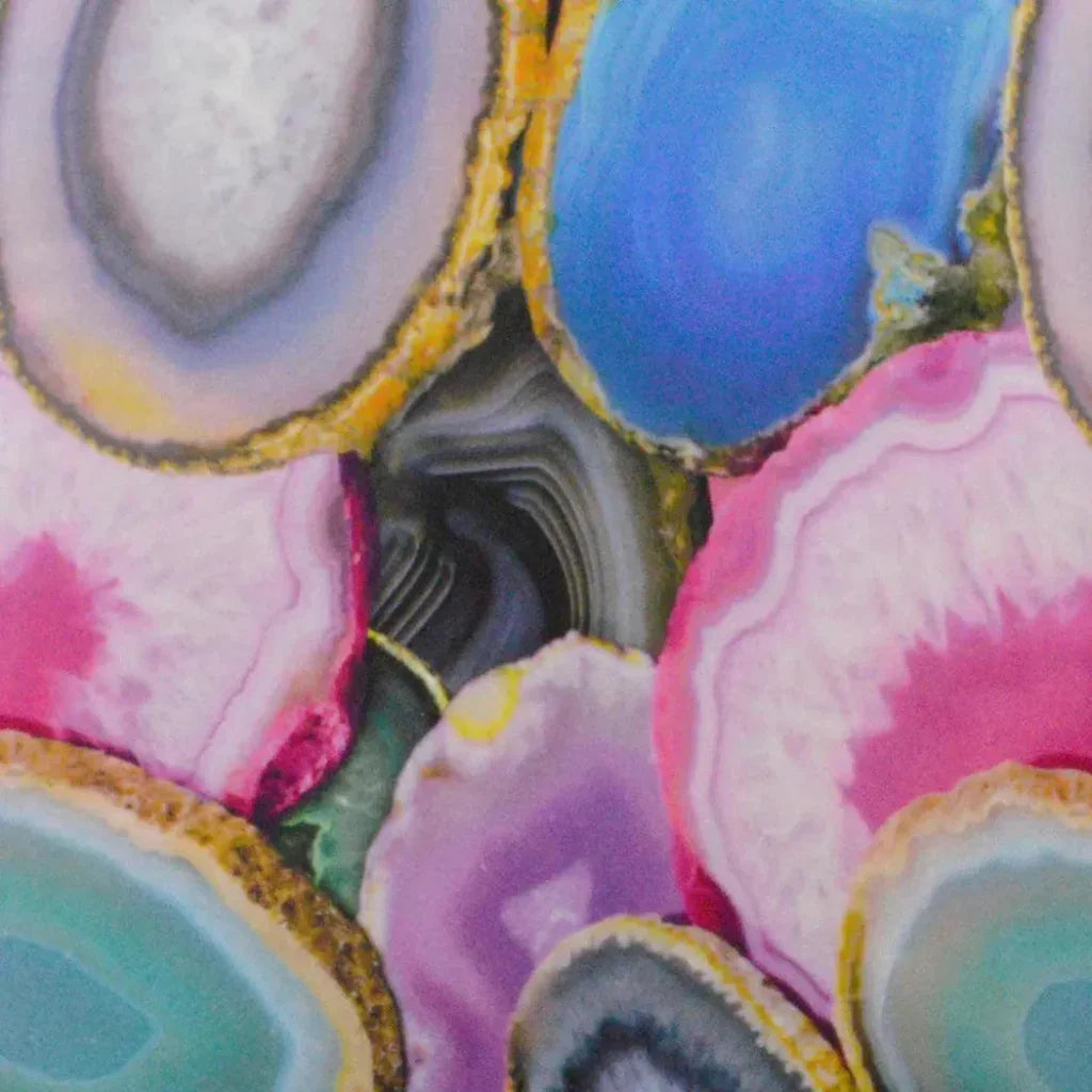 Agate Multi Color Throw Pillow With Insert - LOOMLAN - D.V. Kap - Throw Pillows