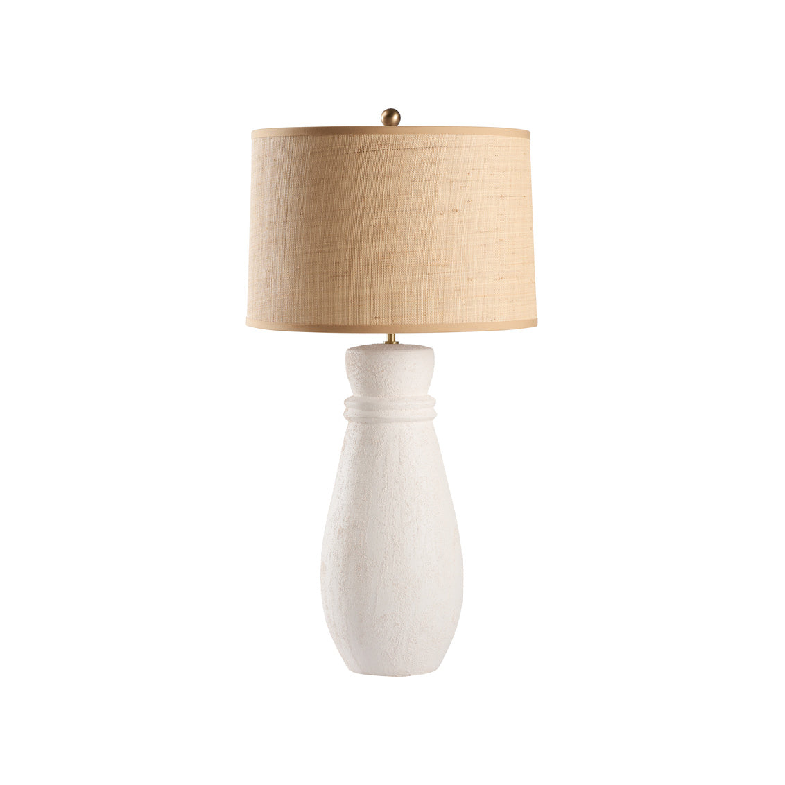 Agazio Italian White Ceramic Table Lamp