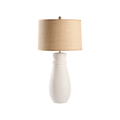 Agazio Italian White Ceramic Table Lamp