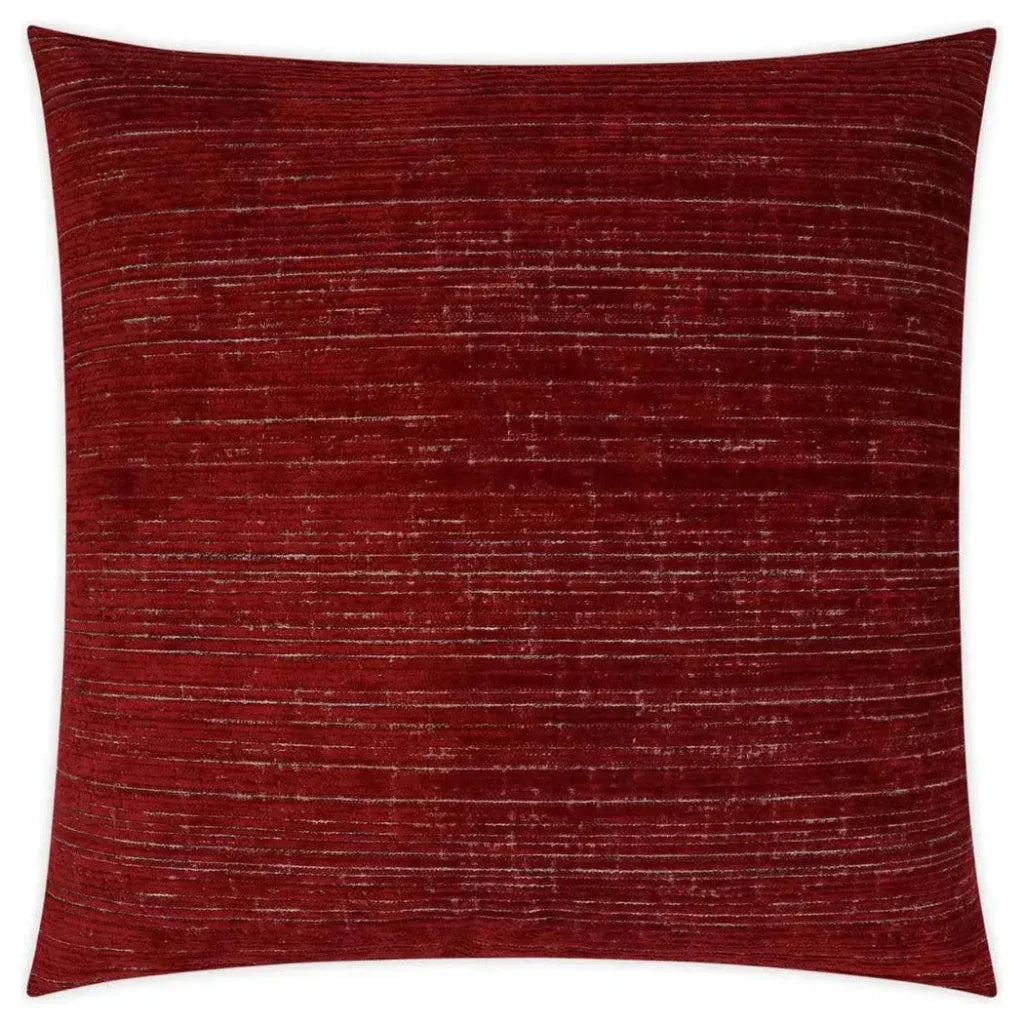 D.V. Kap Agra Garnet Solid Red Large Throw Pillow Insert
