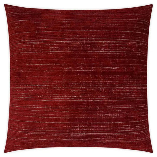 Agra Garnet Solid Red Large Throw Pillow Insert - LOOMLAN - D.V. Kap - Throw Pillows