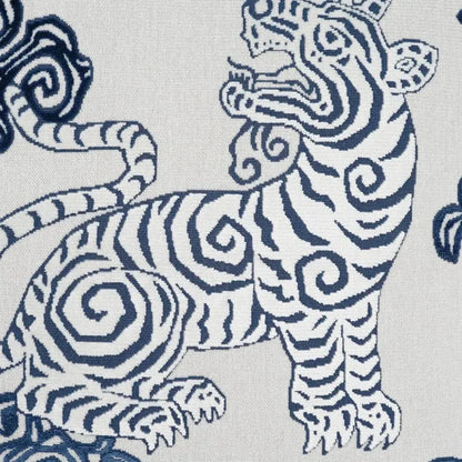 Akbar Blue Novelty Blue Large Throw Pillow Insert - LOOMLAN - D.V. Kap - Throw Pillows