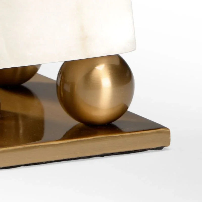 Alabaster Obelisk White Sculpture - LOOMLAN - Chelsea House - Statues & Sculptures