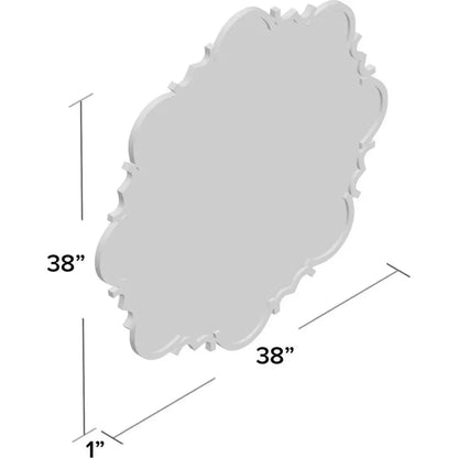 Albans Gold Round Mirror - Brass Wall Mirror - LOOMLAN - Jamie Young - Wall Mirrors