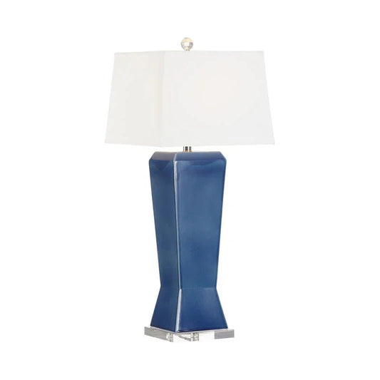 Albion Angular Ceramic Modern Design Table Lamp - LOOMLAN - Chelsea House - Table Lamps