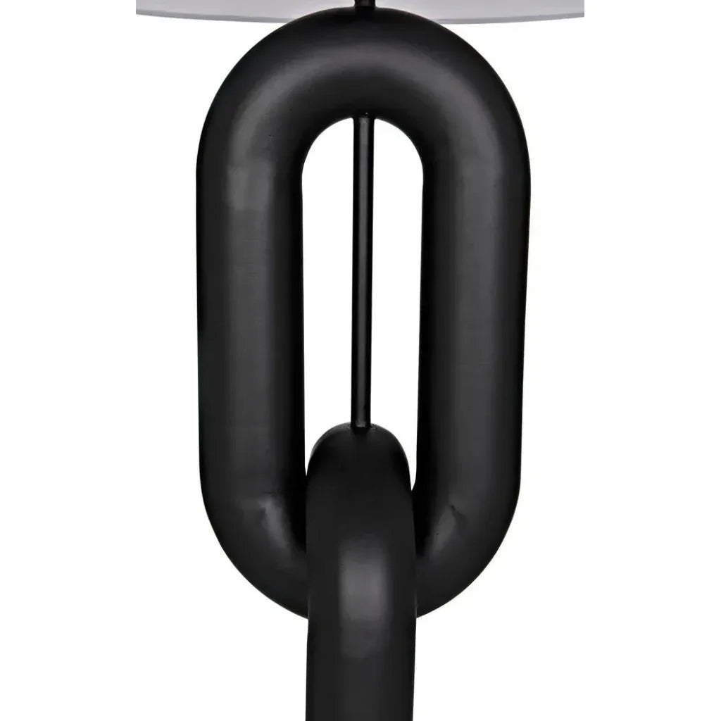 Alcatraz Lamp w/ Shade - LOOMLAN - Noir - Table Lamps