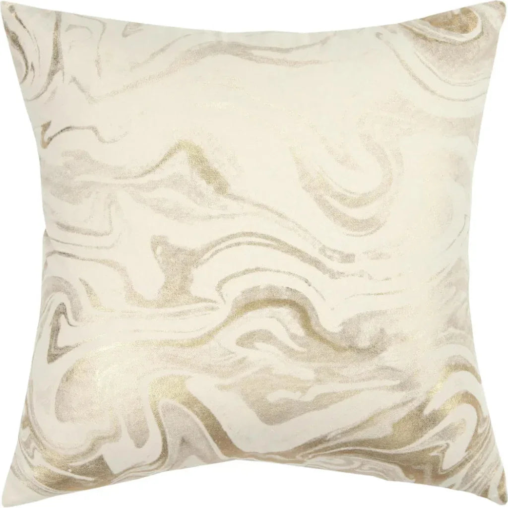 Alegro Goold Throw Pillow With Down Insert - LOOMLAN - LOOMLAN - Throw Pillows