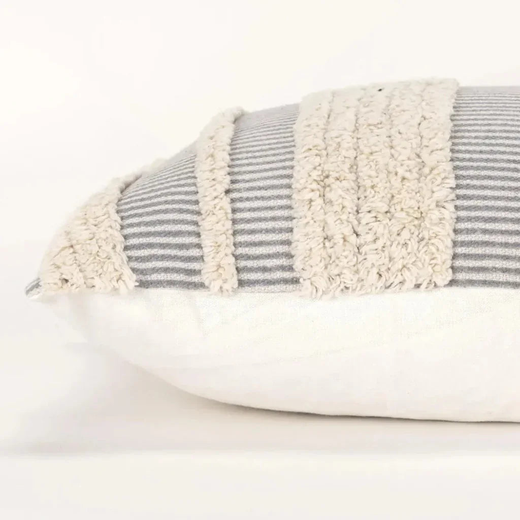 Alex Striped Long Lumbar Pillow For Couch or Chair - LOOMLAN - LOOMLAN - Throw Pillows