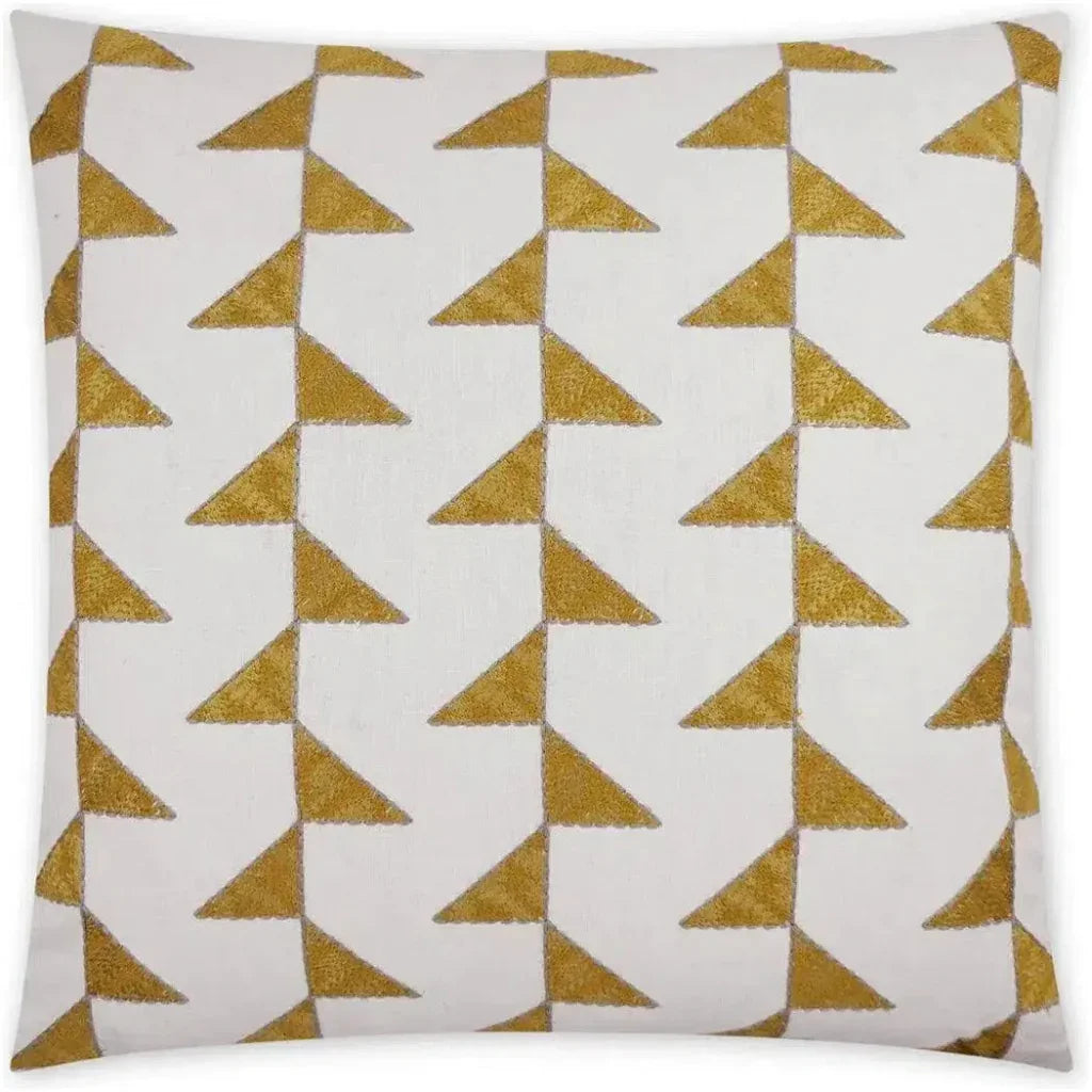 Alignment Yellow Large Throw Pillow Insert - LOOMLAN - D.V. Kap - Throw Pillows