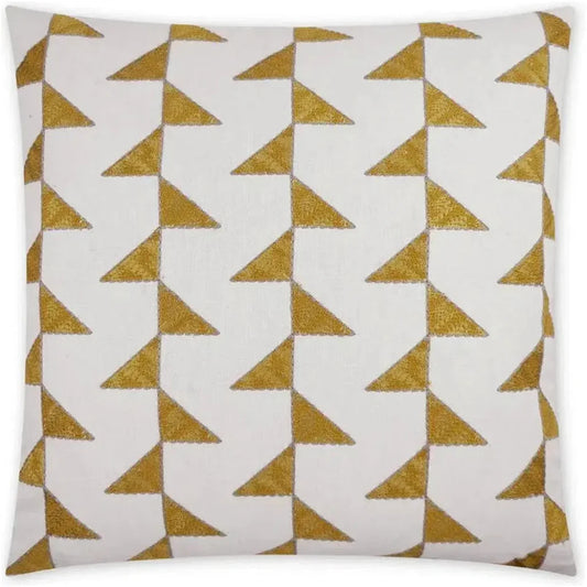 Alignment Yellow Large Throw Pillow Insert - LOOMLAN - D.V. Kap - Throw Pillows