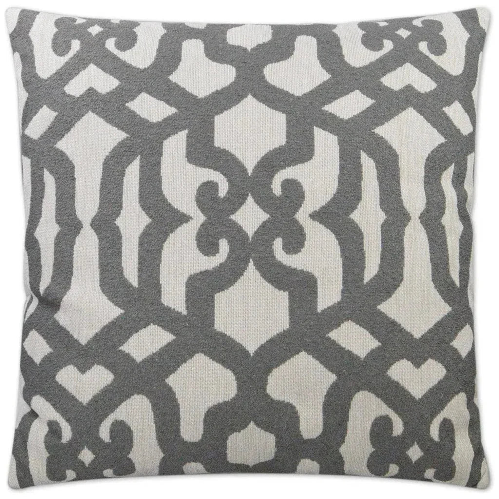 Allure Grey Grey Throw Pillow With Insert - LOOMLAN - D.V. Kap - Throw Pillows