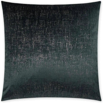 Alnwick Glam Solid Black Large Throw Pillow Insert - LOOMLAN - D.V. Kap - Throw Pillows