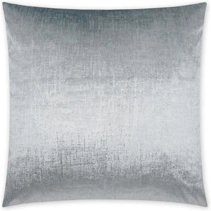 Alnwick Glam Solid Silver Large Throw Pillow Insert - LOOMLAN - D.V. Kap - Throw Pillows